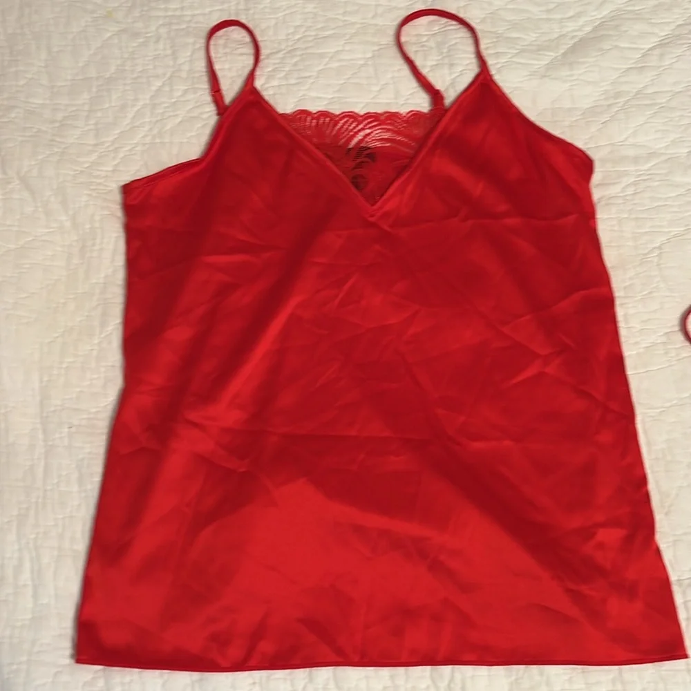 RACHEL Rachel Roy Vibrant Red Pajama Set‎